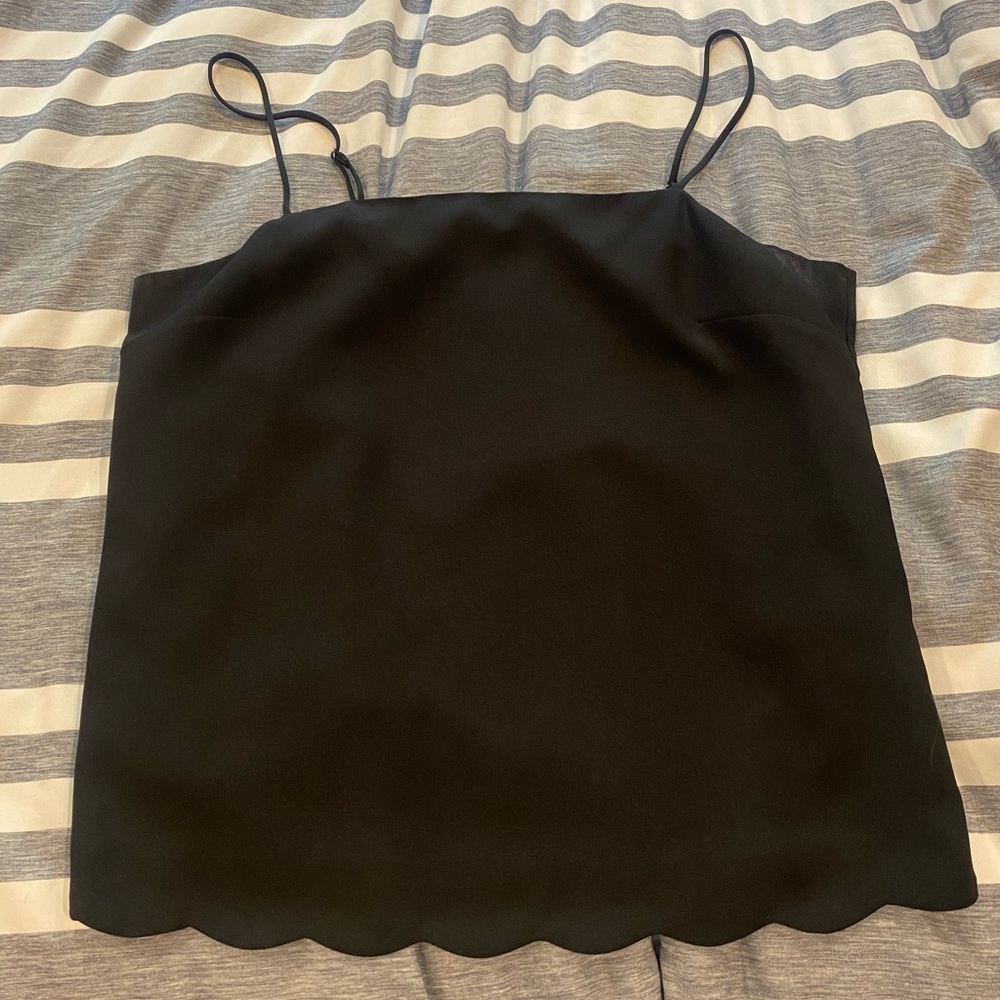 J. Crew Scalloped Hem Cami Top